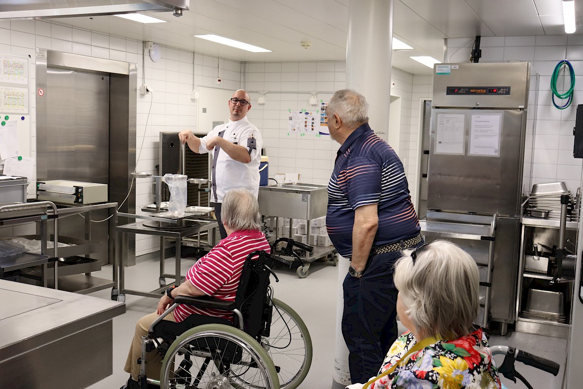 Offene Küche im Haus Tabea